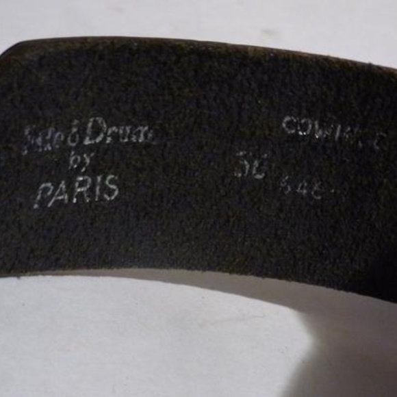 Fife and Drum by Paris, bold, brown leather belt main image 6